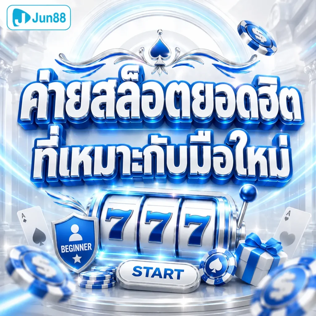 ค่ายสล็อตยอดฮิต ที่เหมาะกับมือใหม่ 2026